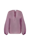 Transparan Bluz   Mor