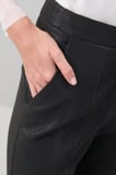 Düz Paça Jakar Pantolon Siyah