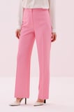 Geniş Paça Krep Pantolon Pembe
