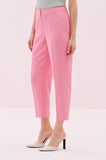 Krep Havuç Pantolon Pembe