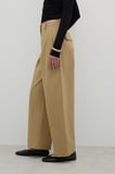 Konik Paça Pantolon Kahve