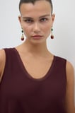 Şifon Biyeli Bluz Bordo