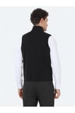 Siyah Regular Fit Casual Örme Triko Yelek