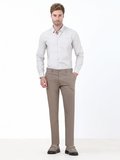 Vizon Düz Dokuma Slim Fit Casual Pamuk Karışımlı Pantolon