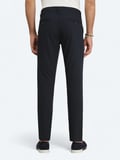 Lacivert Dokuma Slim Fit Casual Pantolon