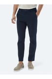 Lacivert Düz Dokuma Regular Fit Casual Pamuk Karışımlı Pantolon