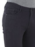 Antrasit Dokuma Slim Fit Casual Pamuk Karışımlı Pantolon