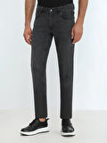 Koyu Gri Super Slm Fit Denim Pamuk Karışımlı Pantolon