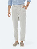 Taş Dokuma Carrot Fit Smart Casual %100 Pamuk Pantolon