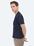 Lacivert Regular Fit Casual Gömlek