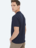 Lacivert Regular Fit Casual Gömlek