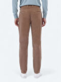 Deve Tüyü Dokuma Regular Fit Kadife Casual Pamuk Karışımlı Pantolon