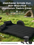 Auhma AB167 Şişme Yatak Seti | 12/24V Hava Pompa Hediyeli | Araç İçi - Kamp - Ev Kullanımı İçin