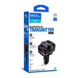 Acl AFT-11 RGB Type-C FM Transmitter Müzik Oynatıcı Kablosuz Bağlantı+Araç Şarjı