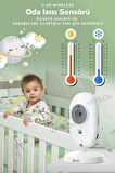Vetech LCD Tablet Ekranlı Gece Görüşlü Bebek izleme Kamerası Ekranlı Bebek izleme Monitörü Oda Sıcaklığı Takibi