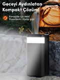 Linkage LKP-47 50000mAh Solar Powerbank | Güneş Enerjili Taşınabilir Şarj Aleti | LCD Ekranlı, Çoklu Giriş & Çıkışlı, Kamp Işıklı