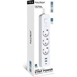 Fulltech FTR-16 Priz 1,8mt Usb'li 3'Lü - 06422