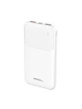 ACL PW-99 10000mAh Powerbank Beyaz | LED Göstergeli, 2.4A Hızlı Şarj, Çift USB & Type-C Çıkışlı, Akıllı Güvenlik Sistemli Taşınabilir Şarj Cihazı