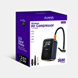 Auhma Şarjlı Dijital Göstergeli Lastik Şişirme Kompresörü A5566