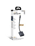 Fulltech FH13 2in1 Lightning HUB Lightning Çoklayıcı - 12W Hızlı Şarj ve Kulaklık Desteği 