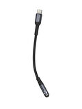 Fulltech FH15 Type-C to 3.5mm AUX Dönüştürücü Ses Kablosu - 12 cm