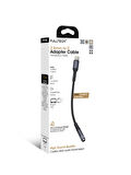 Fulltech FH15 Type-C to 3.5mm AUX Dönüştürücü Ses Kablosu - 12 cm