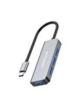 Fulltech FH24 USB-C 4'ü 1 Arada Çoklayıcı | 4xUSB Port | Akıllı Yonga | Hızlı ve Güvenli Bağlantı