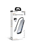 Fulltech FH26 5'i 1 Arada USB-C Çoklayıcı | 3xUSB Giriş + SD/TF Kart Okuyucu | Hızlı Veri Aktarımı & Güvenli Çip