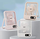 ROSE TEKNOLOJİ DİGİTAL GÖSTERGELİ KATLANABİLİR TAŞINABİLİR 3200rpm 5 KADEMELİ MASAÜSTÜ FAN