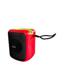 ROSE TEKNOLOJİ 800maH BATARYALI TELEFON STANDLI TWS ÖZELLİKLİ LEDLİ TF KART FLASH BELLEK DESTEKLİ TAŞINABİLİR BLUETOOTH HOPARLÖR 