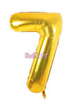 7 Rakam Altın Folyo Balon 40 cm