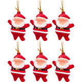 Yılbaşı Çam Ağacı Süsü Noel Baba 6'lı