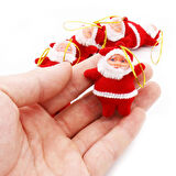 Yılbaşı Çam Ağacı Süsü Noel Baba 6'lı