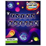 Rocket Space İyi ki Doğdun Harf Afiş