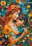 Ks Games 1000 Parça Mothers Hug Puzzle - David Fairchild