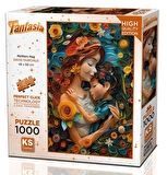 Ks Games 1000 Parça Mothers Hug Puzzle - David Fairchild