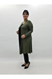 Miraggio Büyük Beden Ceket 96864 HAKİ