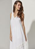 White by Nature Beyaz Kadın Plaj Elbisesi WBN3102