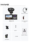 1S Wifi/1920P FHD/170° Ultra Geniş Açı/Gece görüşü ve G-Sensörü/ 3 Kameralı Araç Kamerası (2025)