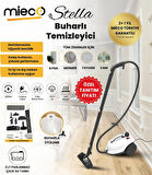 Mieco Stella 5 Bar/ 2000W / Çok Fonksiyonlu Buharlı Temizleyici + Ütü Başlığı ve Eldiven Hediyeli - Beyaz