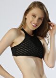 Koton Dantelli Siyah Bikini Üst