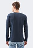 Mavi Uzun Kollu Lacivert Basic Tişört 062477-27308