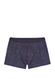 Mavi Desenli Lacivert Boxer 091280-28417