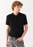 Mavi Siyah Polo Tişört 064946-21842