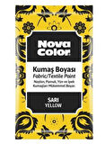 Nova Color Toz Kumaş Boyası Sarı - 4 adet