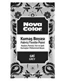 Nova Color Toz Kumaş Boyası Gri - 4 adet
