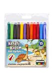 Nova Color Keçeli Kalem 12 Li Set Nc-871