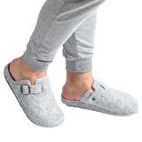 Twigy AA0433 Tw Manu Gri Erkek Ev İçi Terlik