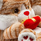 Twigy GG0547 Tw Cati Bej Hayvan Figürlü Kadın Panduf