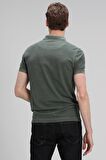 Vernon Spor Polo Erkek Tişört Nefti Yeşil